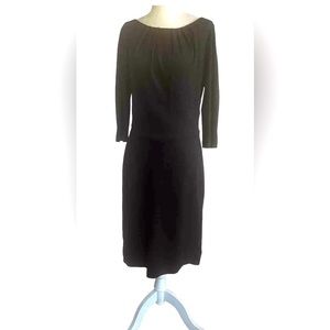 Trina Turk Womens Gray Sheath Midi Stretch Dress Full Back Zip Size 8